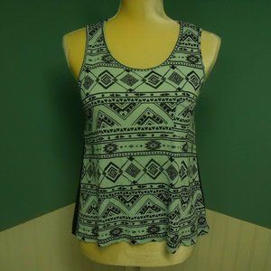 Iris los Angeles top. Sz. med. tank, High Low.Teal